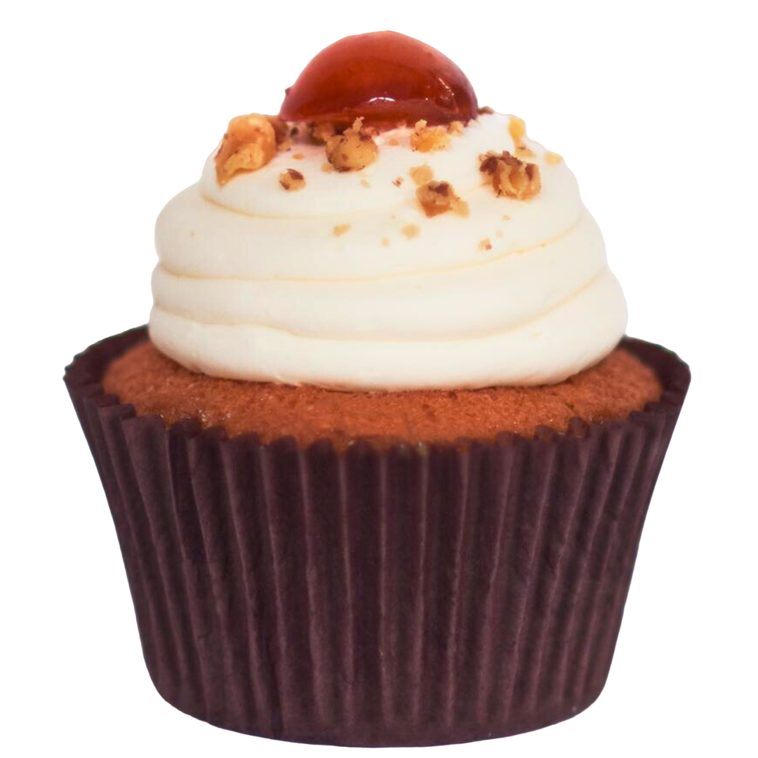 Cherry & Walnut Cupcake