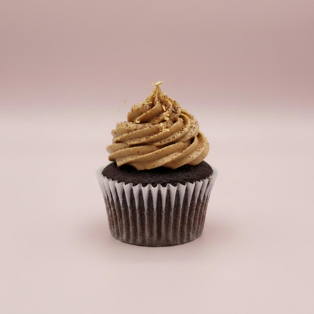 Chocolate cupcake with peanut butter frosting for kids and adults in Surrey
