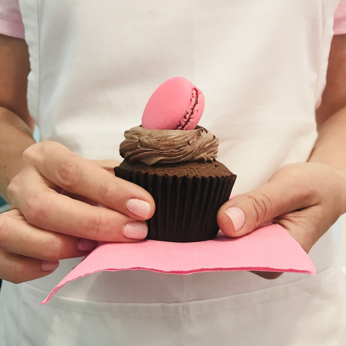 Macaron Cupcake