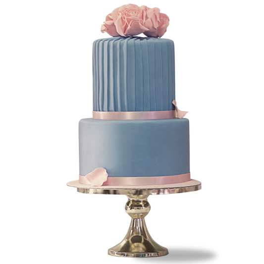 Pink and Blue Cake