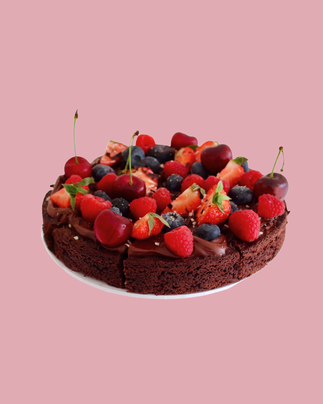 Vegan Brownie Cake