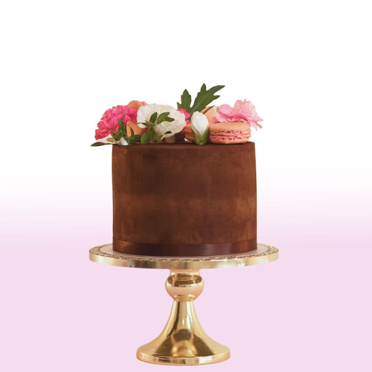 Chocolate Flowers Cake