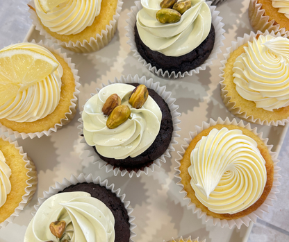 Chocolate & Pistachio Cupcakes