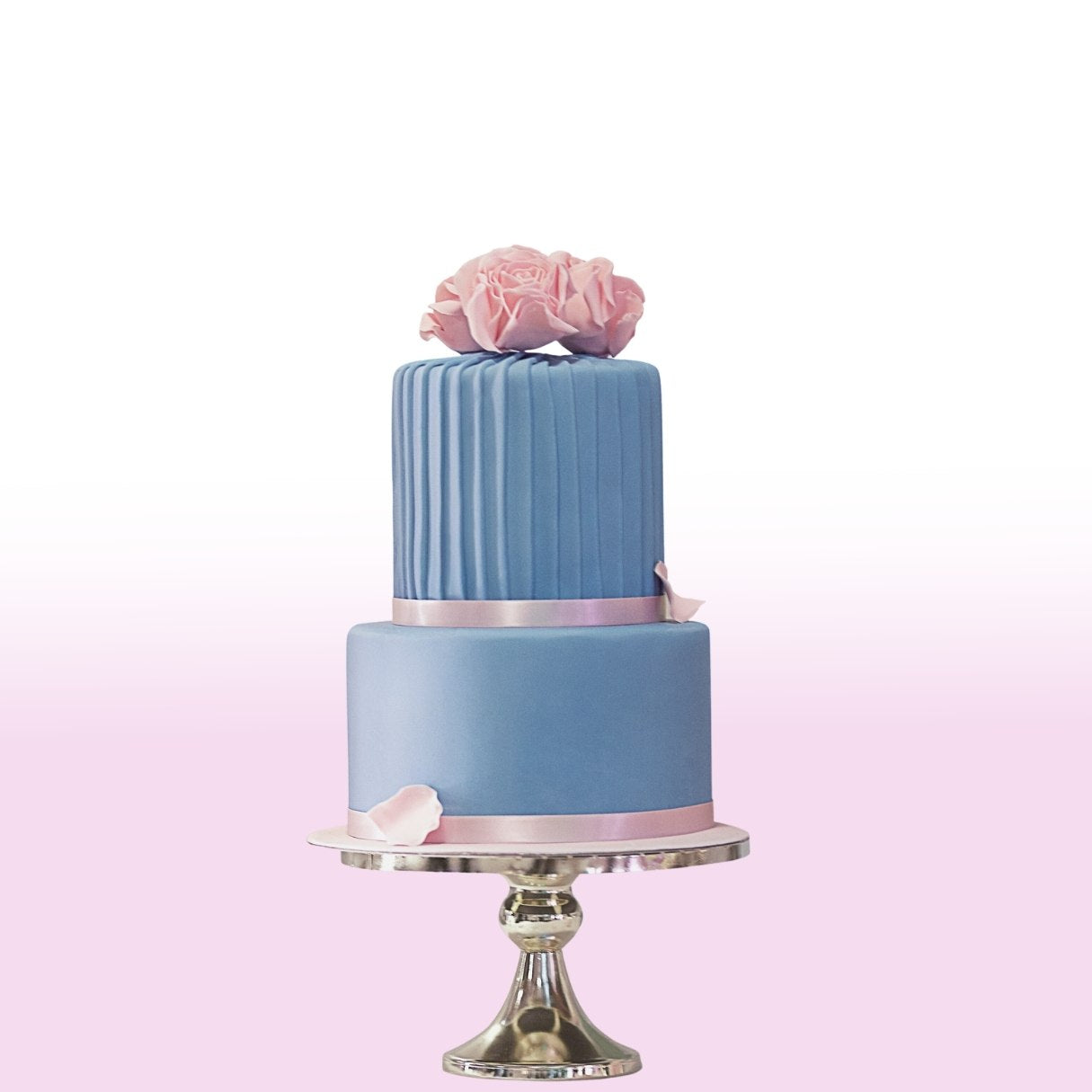 Pink and Blue Cake