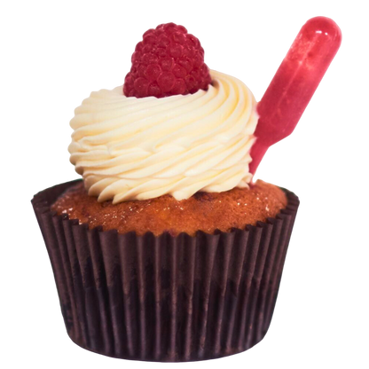 Raspberry & White chocolate cupcake