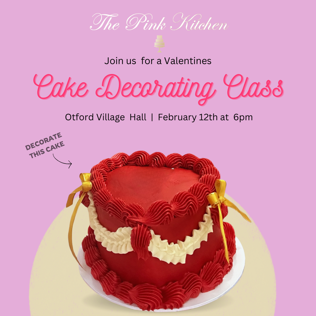 Valentines Cake Decorating Class